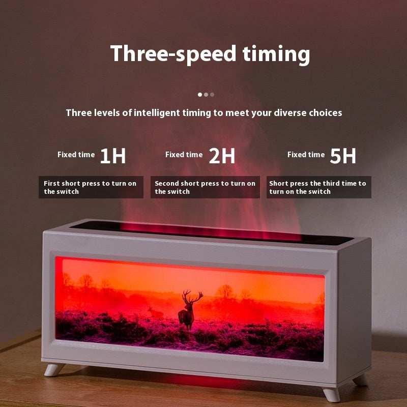 Elk Colorful Flame Aroma Diffuser Atmosphere Humidifier