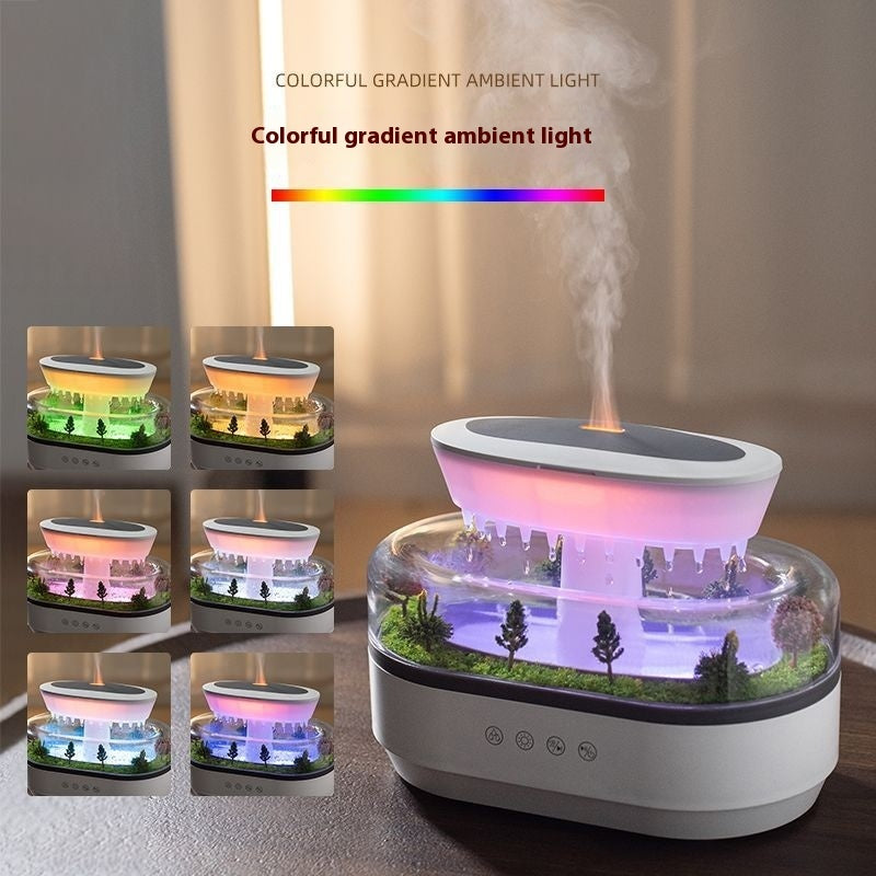 Micro Landscape Aroma Bedroom Raindrop Humidifier