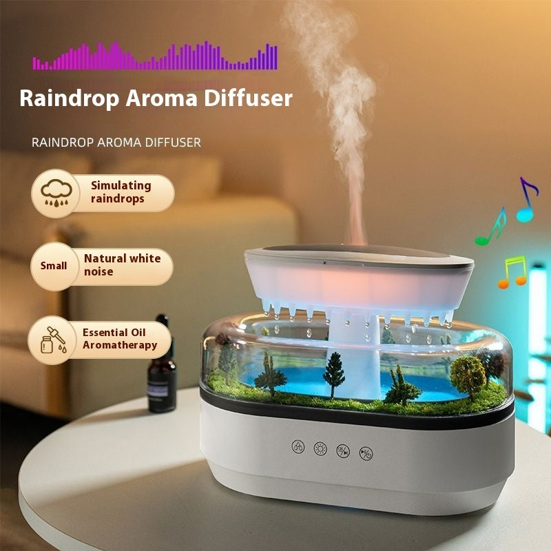 Micro Landscape Aroma Bedroom Raindrop Humidifier
