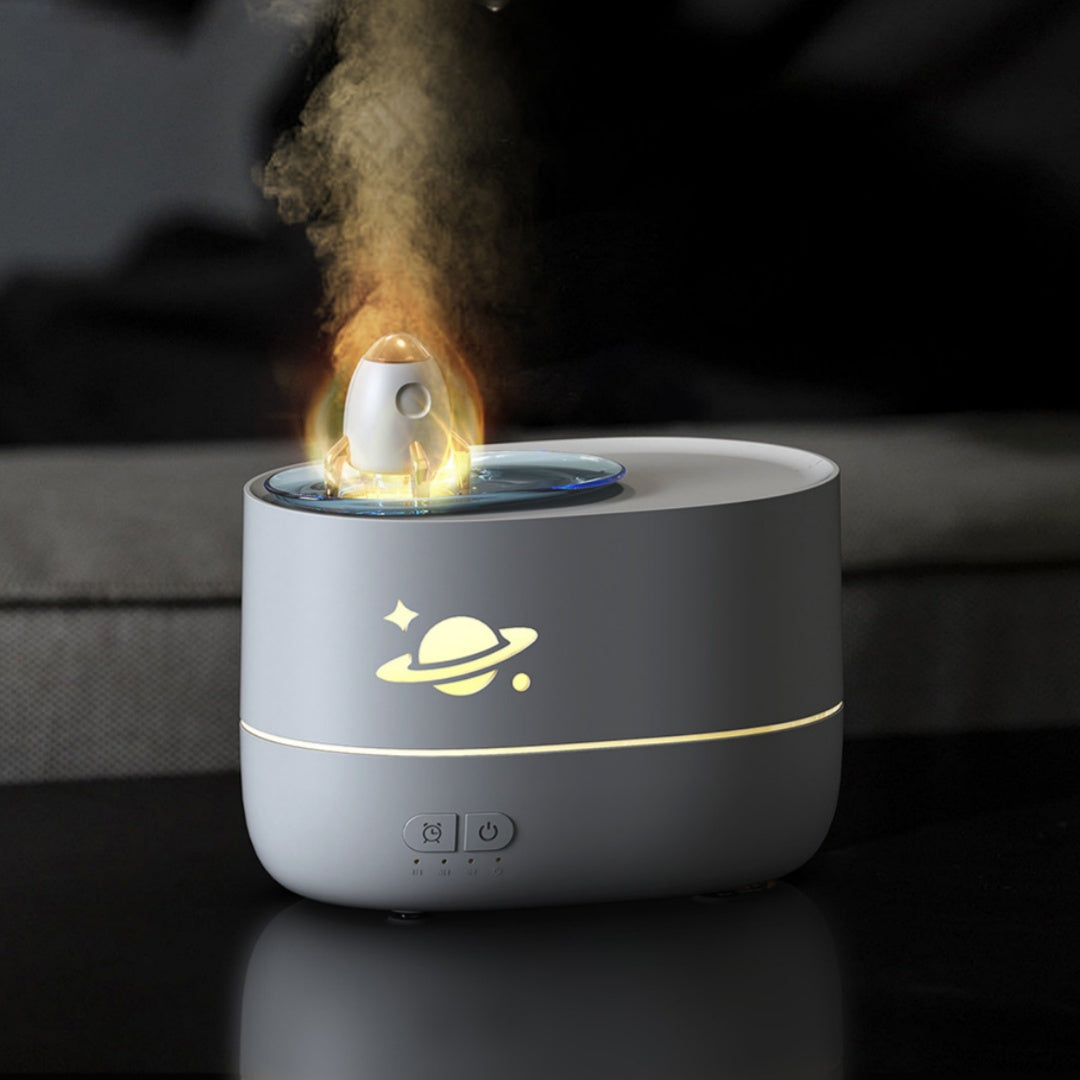 Bedroom Flame Aroma Diffuser Desktop Humidifier