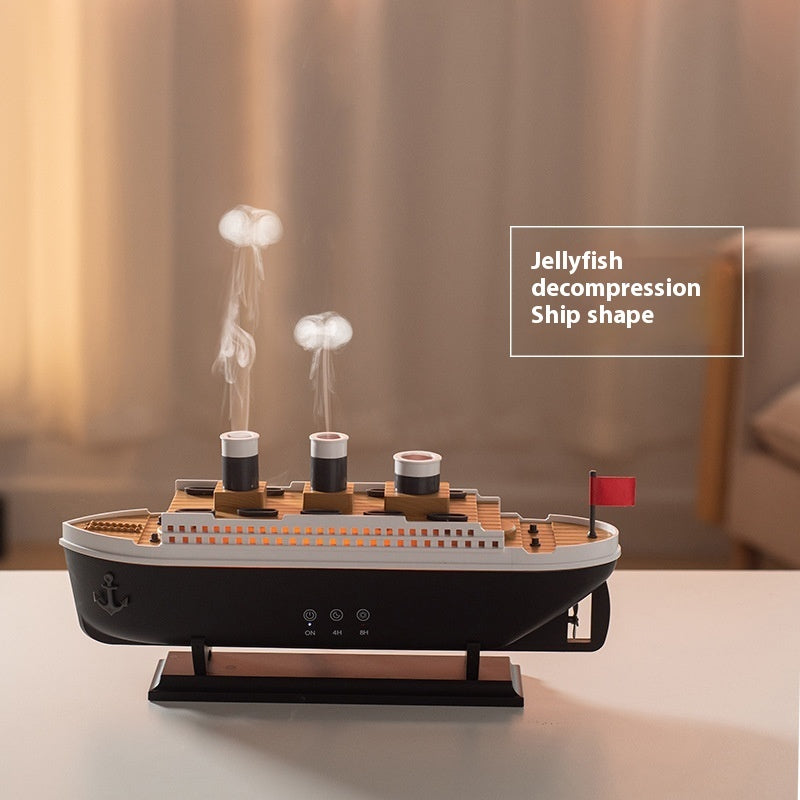 Retro Ship Jellyfish  Aroma Diffuser