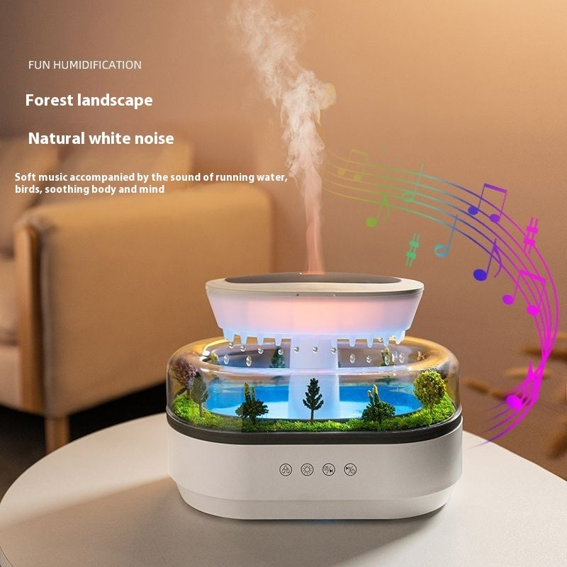 Micro Landscape Aroma Bedroom Raindrop Humidifier